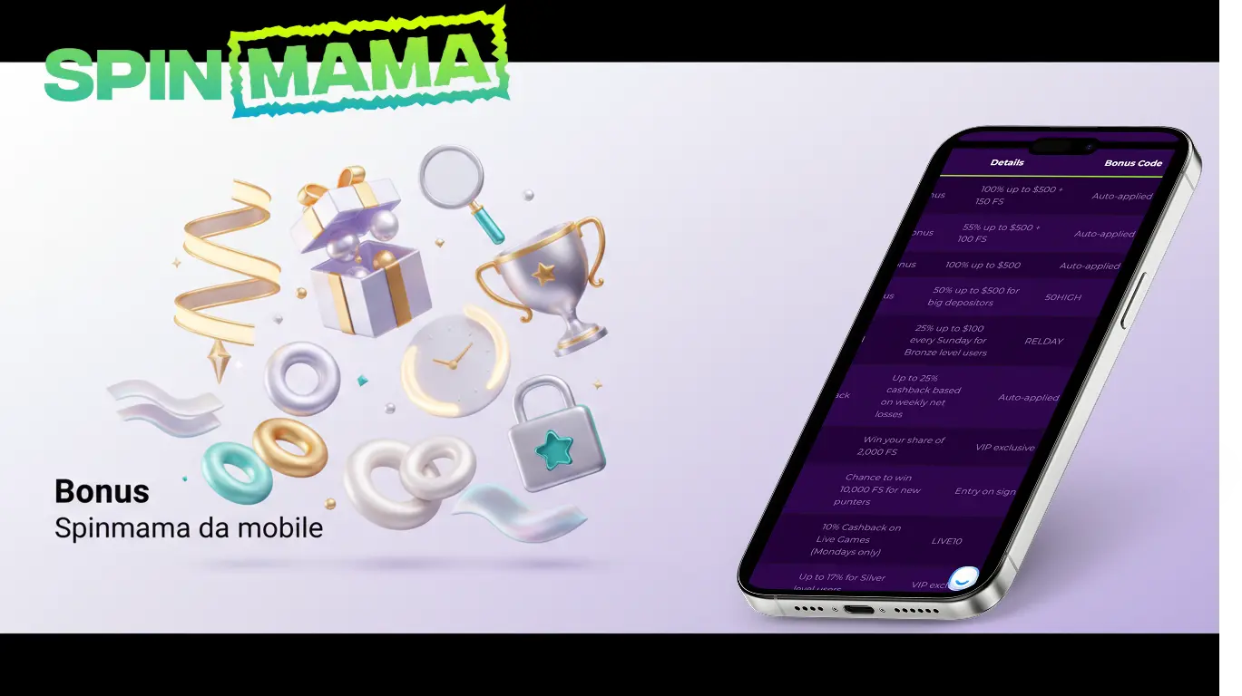 spin mama bonus mobile