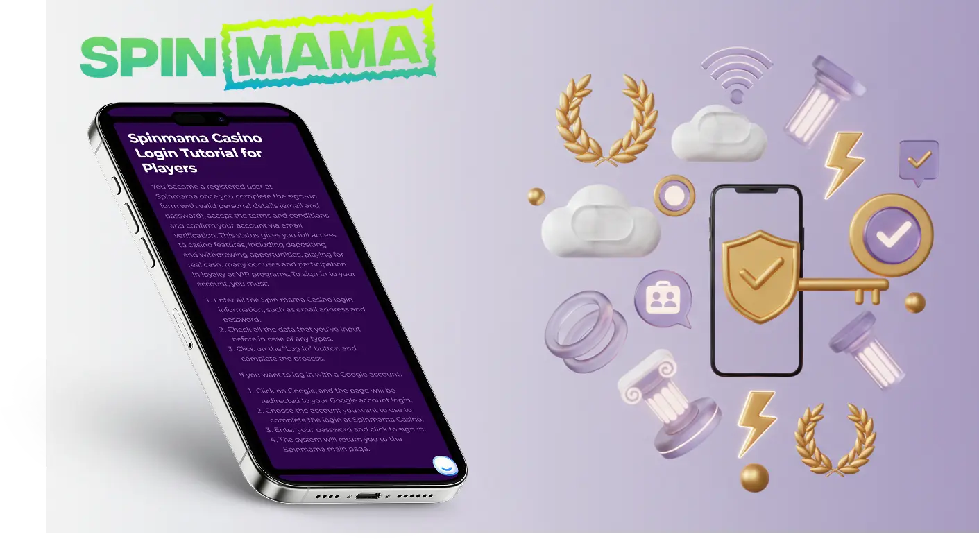 spin mama login come accedere