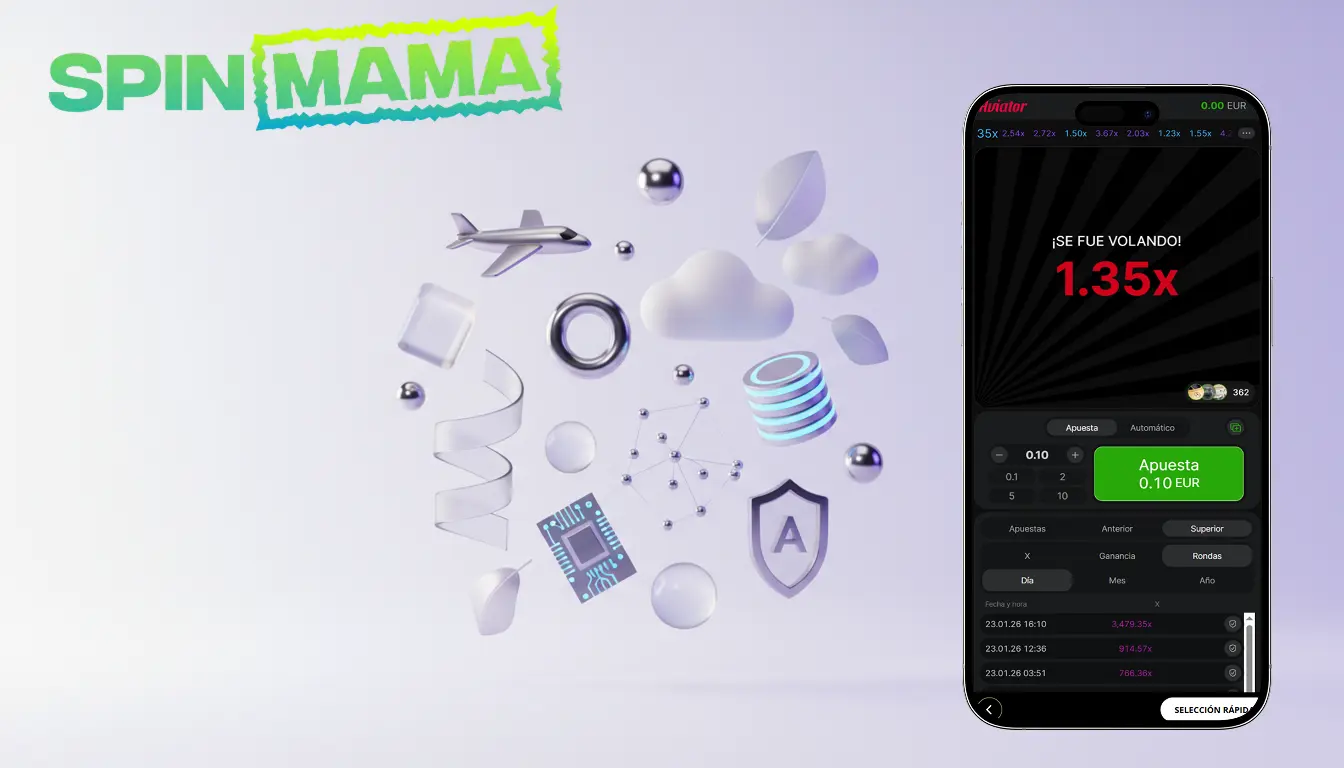 spin mama aviator giocare