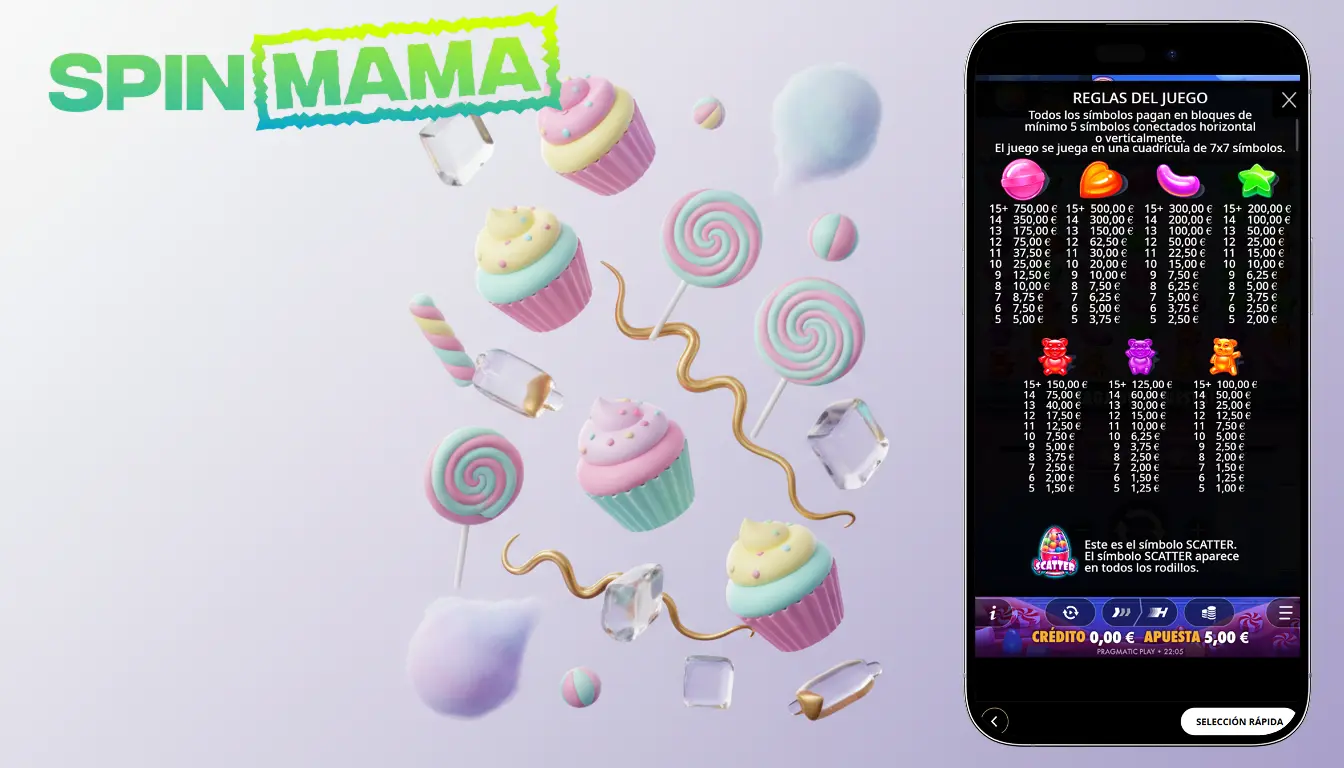 spin mama sugar rush introduzione