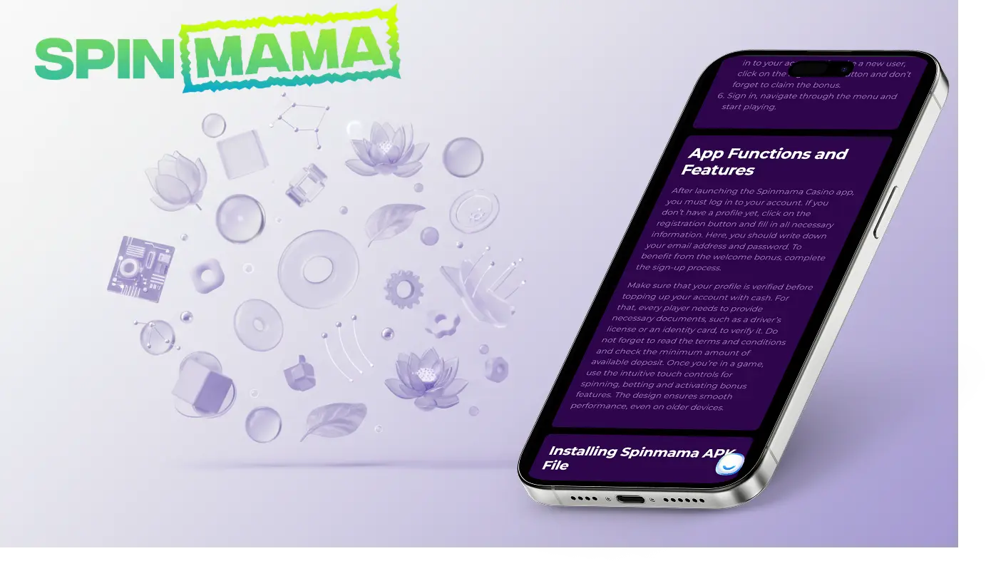 spin mama app panoramica