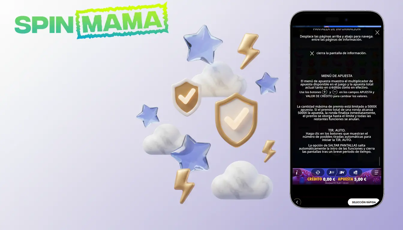 spin mama sugar rush parametri
