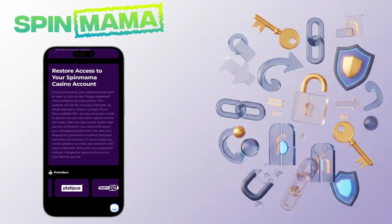 spin mama login problemi